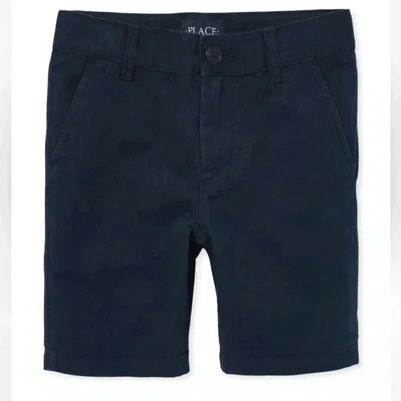 Place Other - Boys Stretch Chino Shorts - New Navy